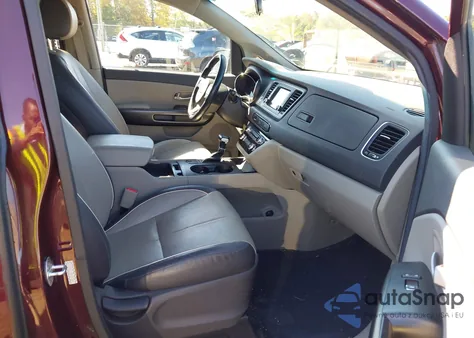 2017 Kia Sedona Lx из США, поврежденный, VIN KNDMB5C10H6251302